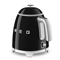 Smeg KLF05BLEU mini rychlovarná konvice, 0,8 l / 3 šálky, 1400 W, styl 50. let, černá