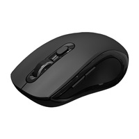 C-TECH myš Dual mode WLM-12BK, bezdrátová, 1600DPI, 6 tlačítek, černá, USB nano receiver