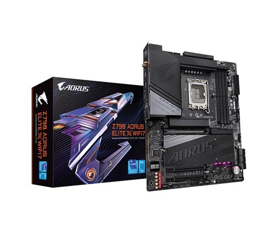 GIGABYTE MB Sc LGA1700 Z790 AORUS ELITE X WiFi7, Intel Z790, 4xDDR5, 1xDP, 1xHDMI, WI-FI, ATX