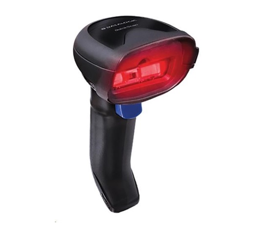 Datalogic QuickScan I 2220 Series, 1D, imager, USB, kit (USB), black + stojánek
