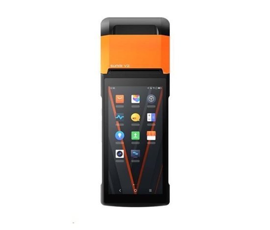 Sunmi V2 Pro, 1D, USB-C, BT, Wi-Fi, 4G, NFC, GPS, kit (USB), Android