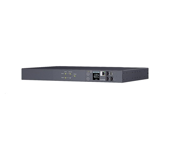 CyberPower Rack ATS Switched PDU, 1U, 16A, (8)C13, (2)C19, IEC C20 (2) - předváděcí