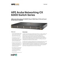 HPE Aruba Networking CX 6300F 48-port 1GbE Class 4 PoE and 4-port SFP56 Switch JL665A RENEW