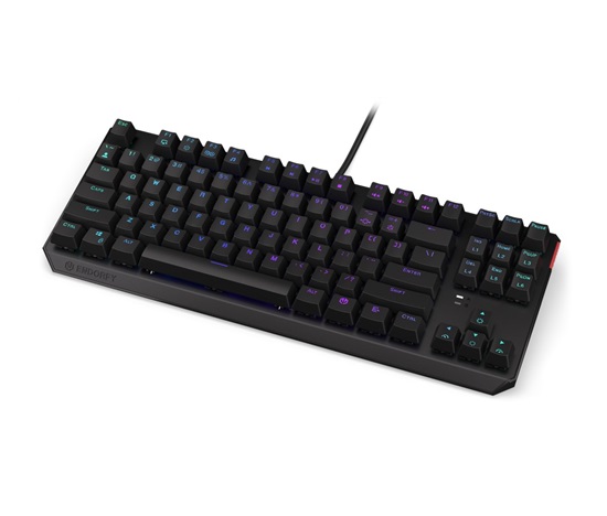 Endorfy herní klávesnice Thock TKL Red / drátová / USB / red switch / mechanická / CZ layout / černá RGB