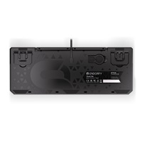 ENDORFY Klávesnice Thock TKL CZ Red, Mechanická, USB, ARGB, černá