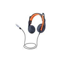 Logitech Sluchátka Zone Learn, na uši, USB-C, modrá