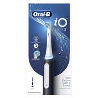 Oral-B iO Series 3 Matt Black elektrický zubní kartáček, magnetický, 3 režimy, tlakový senzor
