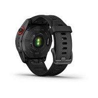 Garmin fenix 7s Solar, Gray/ Black Silicone Band, EU