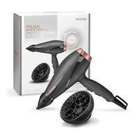 BaByliss 6709DE fén, 2100 W, 2 rychlosti, 3 teploty, studený vzduch, ionizátor, difuzér, černý