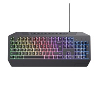 TRUST herní klávesnice GXT836 EVOCX, membránová, USB, US