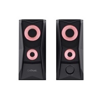 TRUST reproduktory GXT 606 Javv RGB-Illuminated 2.0 Speaker Set, černá