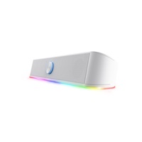 TRUST reproduktor GXT 619W Thorne RGB Illuminated Soundbar, bílá