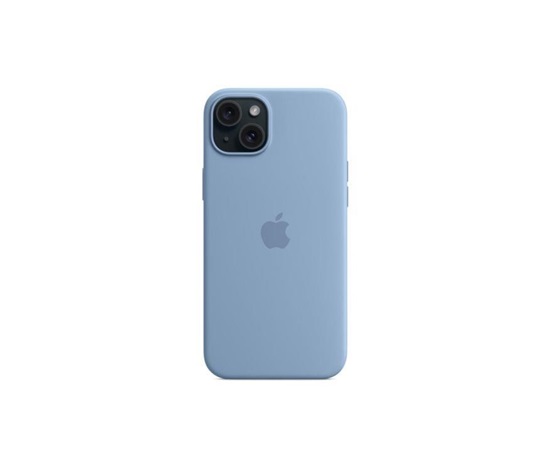 APPLE iPhone 15 Plus Silicone Case with MagSafe - Winter Blue
