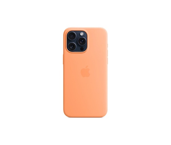 APPLE iPhone 15 Pro Max Silicone Case with MagSafe - Orange Sorbet
