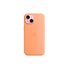 APPLE iPhone 15 Silicone Case with MagSafe - Orange Sorbet