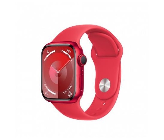 APPLE Watch Series 9 GPS 41mm RED Aluminium Case with RED Sport Band - S/M