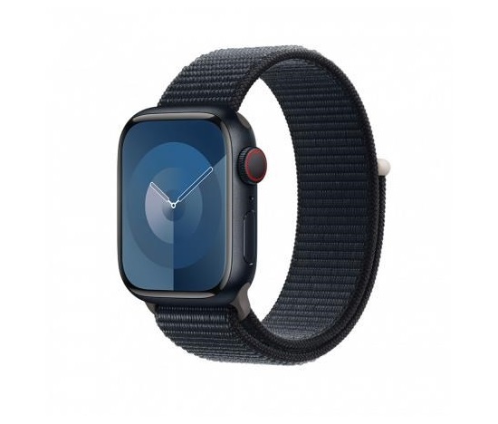 APPLE Watch Series 9 GPS + Cellular 45mm Midnight Aluminium Case with Midnight Sport Loop