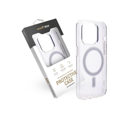 RhinoTech MAGcase Clear pro Apple iPhone 15 transparentní