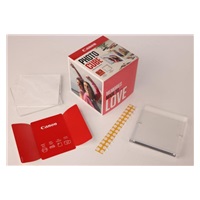 Canon foto-papír PP-201 5x5 white green (40 obr.) + akrylový fotorámeček