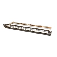 19" modulární patch panel LEXI-Net 24port, černý