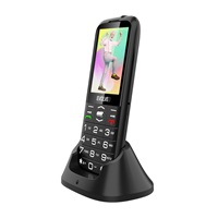 EVOLVEO EasyPhone XO, mobilní telefon pro seniory s nabíjecím stojánkem, černá