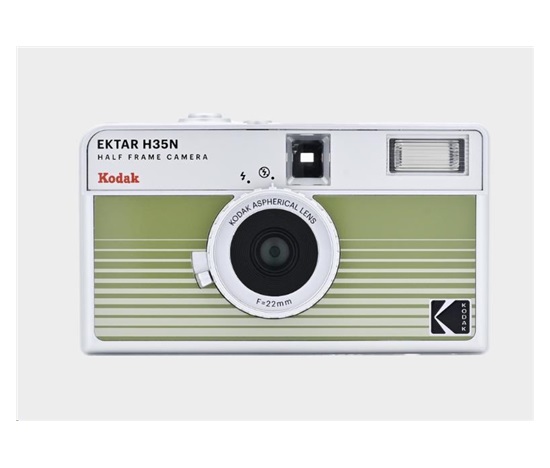Kodak EKTAR H35N Camera Striped Green