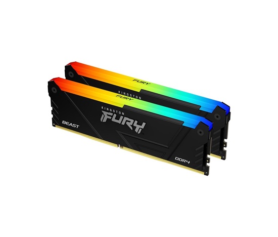 KINGSTON DIMM DDR4 16GB (Kit of 2) 3600MT/s CL17 FURY Beast RGB, XMP