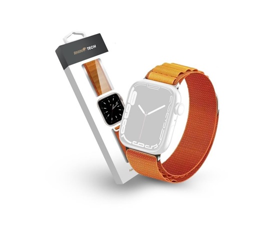 RhinoTech řemínek Ultra Alpine Loop pro Apple Watch 42/44/45/49mm oranžová