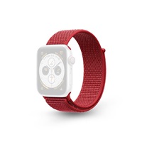 RhinoTech řemínek Magic Tape pro Apple Watch 42/44/45/49mm červená