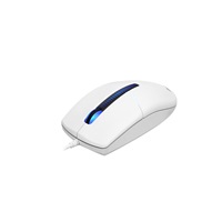 A4tech N-530S, podsvícená kancelářská myš, 1200 DPI, USB, bílá