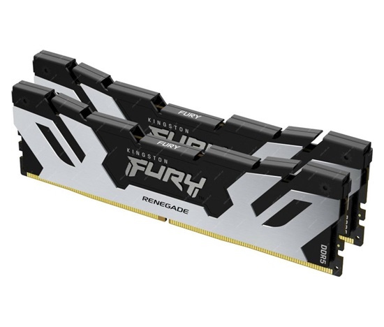 KINGSTON DIMM DDR5 48GB (Kit of 2) 7200MT/s CL38 FURY Renegade Silver XMP