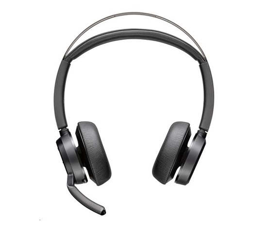 Poly bezdrátová náhlavní souprava Voyager Focus 2, BT700 USB-C adaptér, stereo, nabíjecí stojánek