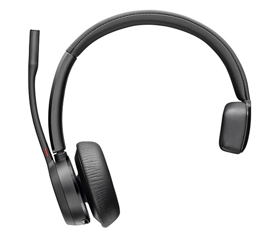 Poly Voyager 4310 bezdrátová náhlavní souprava, BT700 USB-C adaptér, mono