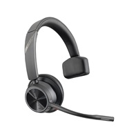 Poly Voyager 4310 bezdrátová náhlavní souprava, BT700 USB-C adaptér, mono, nabíjecí stojánek