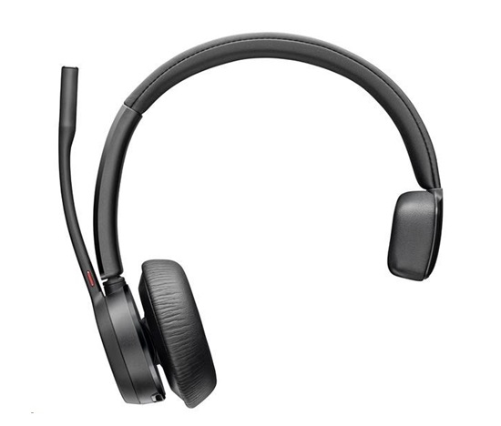 Poly bezdrátová náhlavní souprava Voyager 4310 MS Teams, BT700 USB-C adaptér, mono, nabíjecí stojánek