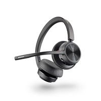 Poly Voyager 4320 bezdrátová náhlavní souprava, BT700 USB-A adaptér, stereo, nabíjecí stojánek
