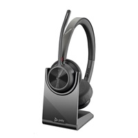 Poly bezdrátová náhlavní souprava Voyager 4320 MS Teams, BT700 USB-A adaptér, stereo, nabíjecí stojánek