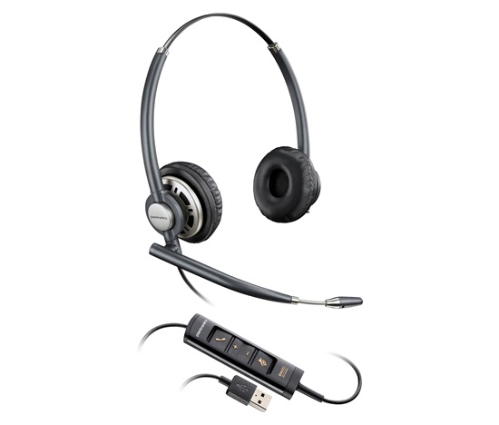 Poly EncorePro 725 USB-A Stereo Headset TAA