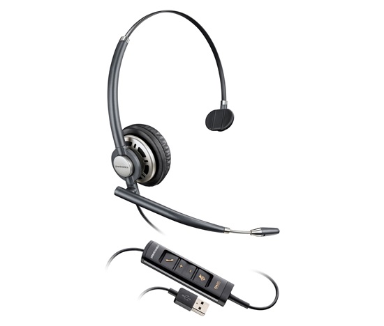 Poly EncorePro 715 USB-A Monoaural Headset TAA