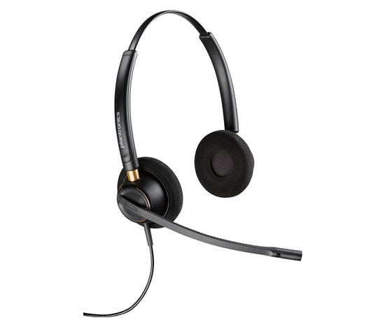 Poly EncorePro 520D with Quick Disconnect Binaural Digital Headset TAA