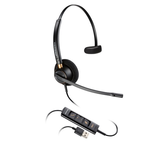 Poly EncorePro 515 Microsoft Teams Certified Monoaural with USB-A Headset