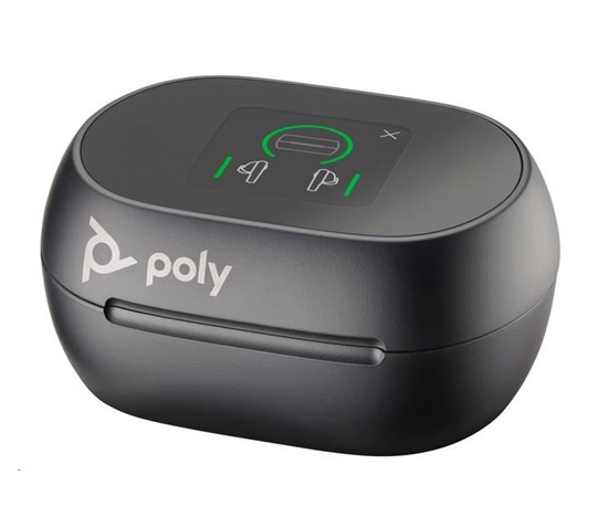 Poly bluetooth headset Voyager Free 60+ MS Teams, BT700 USB-C adaptér, dotykové nabíjecí pouzdro, černá