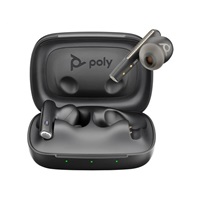 Poly bluetooth headset Voyager Free 60 MS Teams, BT700 USB-A adaptér, nabíjecí pouzdro, černá