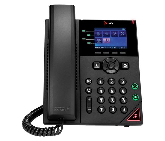 Poly OBi VVX 250 čtyřlinkový IP telefon s podporou PoE