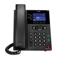 Poly OBi VVX 250 čtyřlinkový IP telefon s podporou PoE a napájecím zdrojem