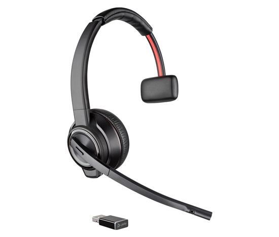 Poly Savi 8210-M Office DECT 1880-1900 MHz Single Ear Headset
