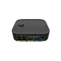 Poly ATA 402 2FXS Voice Port VoIP Adapter with Open SIP and Power Supply