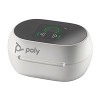 Poly Voyager Free 60+ UC White Touchscreen Charge Case for BT700 USB-A Adapter