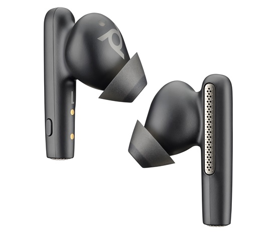 Poly Voyager Free 60/60+ Black Earbuds (2 Pieces)