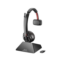 Poly Savi 8210 Monaural DECT 1880-1900 MHz Headset +Charging Cradle